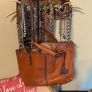 Michael Kors leather pocketbook